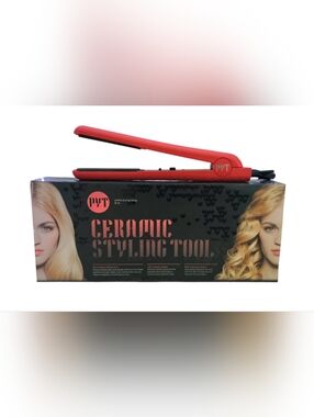 100% Ceramic Styling Tool, Red. PYT8